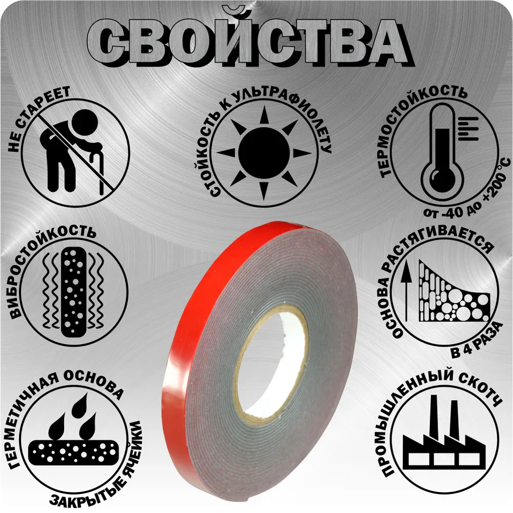 Скотч двухсторонний РоЛен, САК-1 — изображение 3